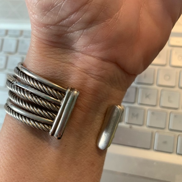 David Yurman Diamond cable bracelet - Picture 3 of 4